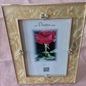 Diana Series enamel & faux diamond picture frame
